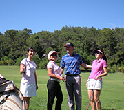 Intensive golf programme and lessons to get the Green Card